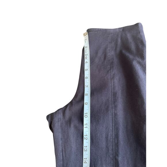 Talbots Navy Blue Career Office Business Chatham Crop Dress Pants Size 8 - Picture 10 of 12